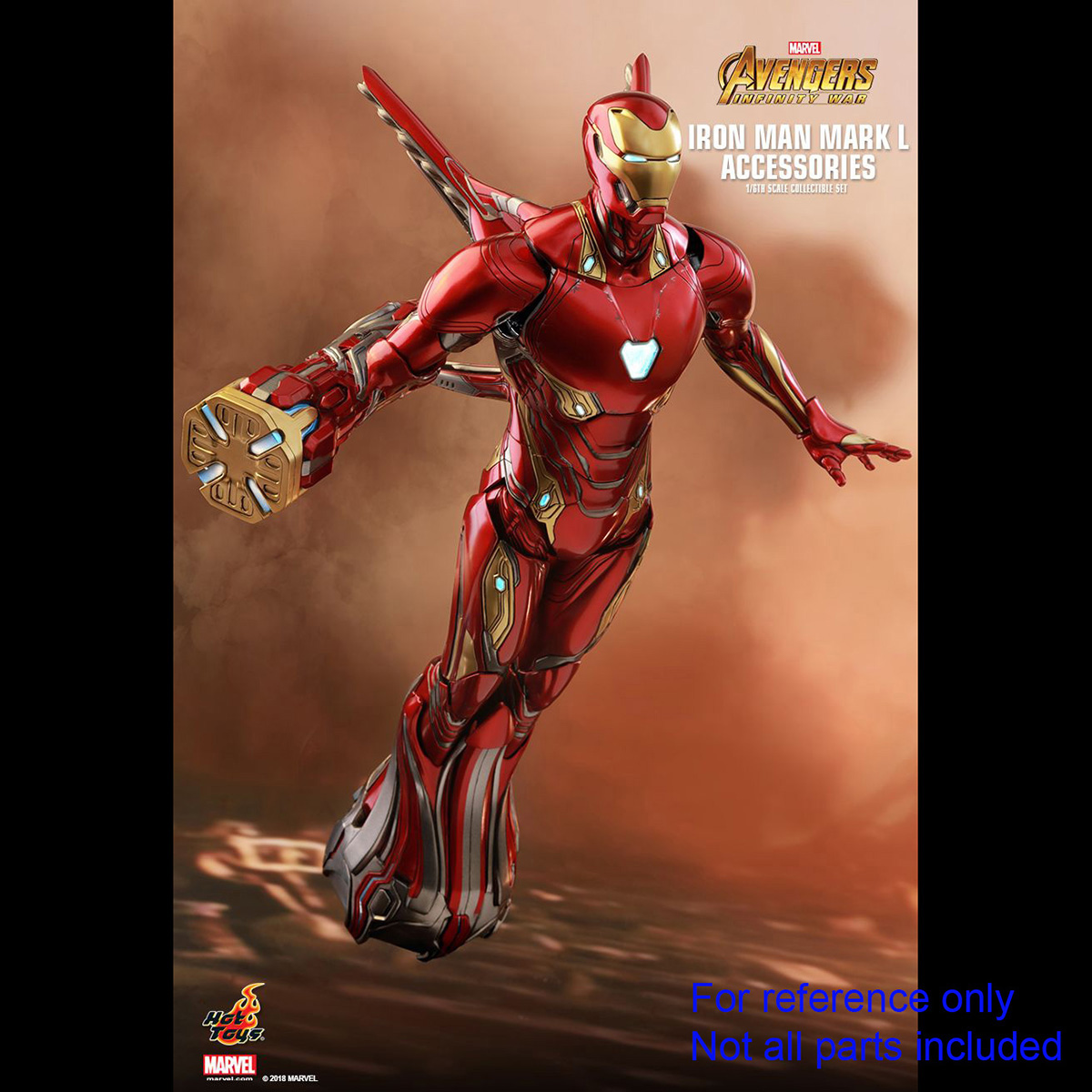 Foot Clamps - Hot Toys Iron Man Mark L 50 Avengers Infinity War acs004 6