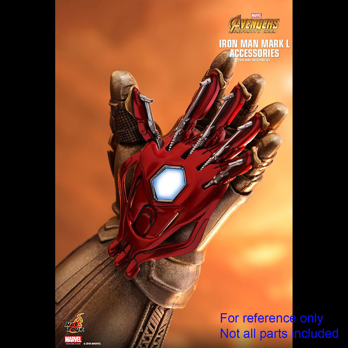 Gauntlet Constraint - Hot Toys Iron Man Mark L 50 Avengers Infinity War acs004 5