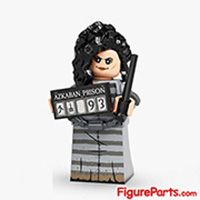 Bellatrix Lestrange Minifigure - Lego Collectible Minifigures Harry Potter Series 2 - 71028