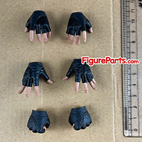 Hand Set A - Spiderman Stealth Suit - Hot Toys mms540 mms541 Deluxe