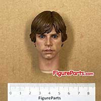 Head Sculpt - Luke Skywalker Snowspeeder Pilot - Star Wars Ep V - Hot Toys mms585