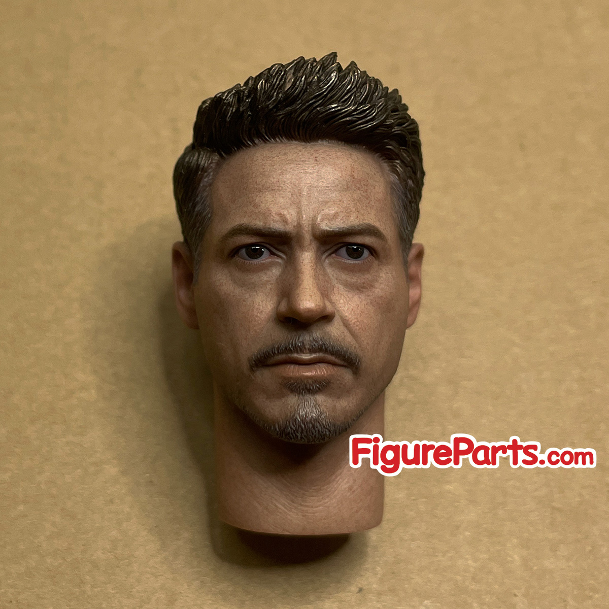 Head Sculpt - Tony Stark Team Suit - Avengers Endgame - Hot Toys mms537