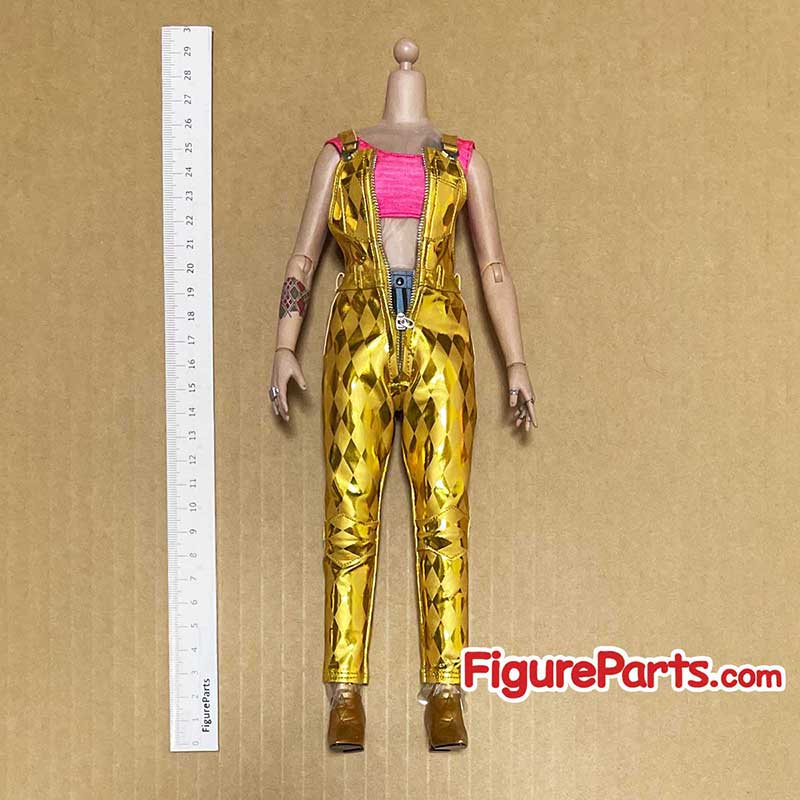 Body with Gold Colored Outfit Hot Toys Harley Quinn Birds of Prey mms565