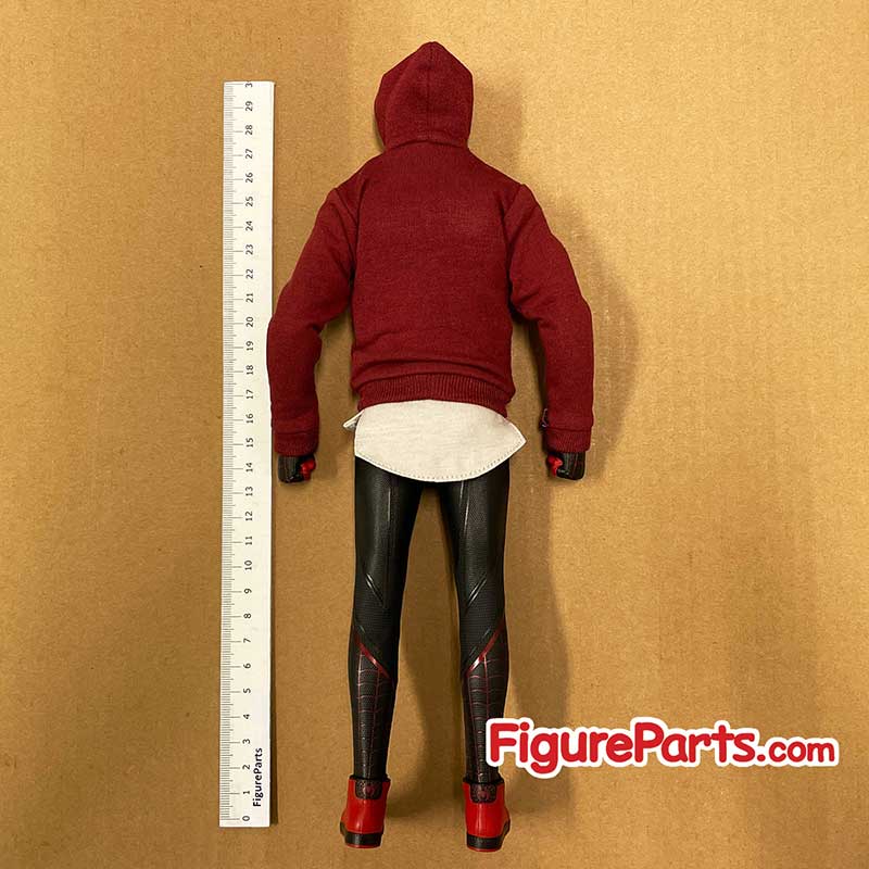 Body with outfit - Hot Toys Miles Morale Spiderman Bodega Cat suit vgm50 6