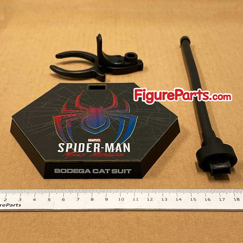Figure Stand - Hot Toys Miles Morale Spiderman Bodega Cat suit vgm50 2