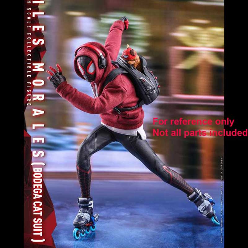 Headset  - Hot Toys Miles Morale Spiderman Bodega Cat suit vgm50 3