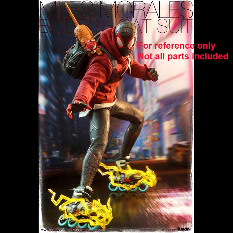 Inline Skates - Hot Toys Miles Morale Spiderman Bodega Cat suit vgm50 5