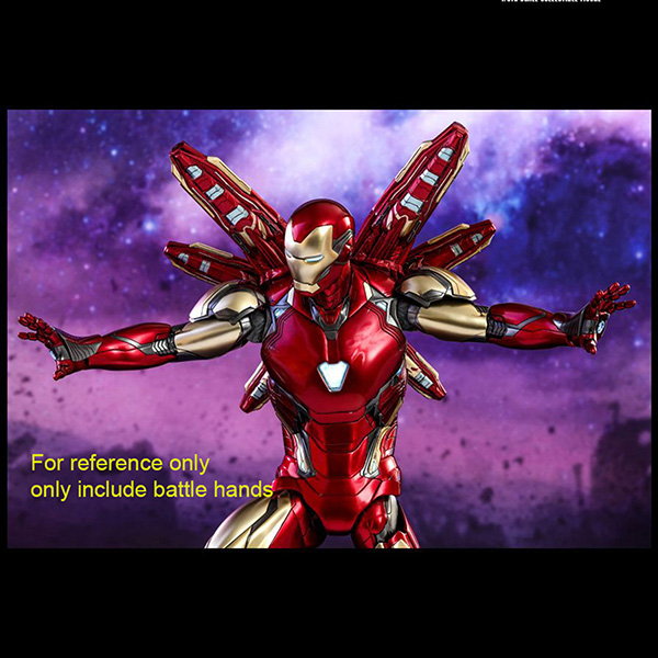 Battle Hands - Iron Man Mark 85 - Avengers Endgame - Hot Toys mms528d30 7