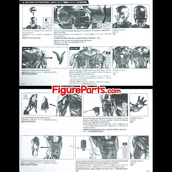 Body - Iron Man Mark 85 - Avengers Endgame - Hot Toys mms528d30 13