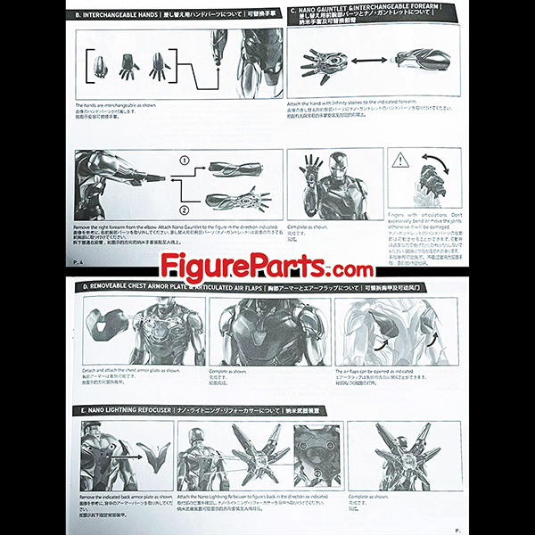 Body - Iron Man Mark 85 - Avengers Endgame - Hot Toys mms528d30 14