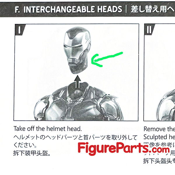 Helmet Neck Join - Iron Man Mark 85 - Avengers Endgame - Hot Toys mms528d30 6