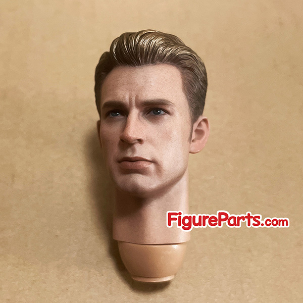 Head Sculpt - Captain America - Chris Evans - Avengers Endgame - Hot Toys mms536 2