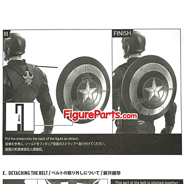 Shield Holder - Captain America - Avengers Endgame - Hot Toys mms536 6