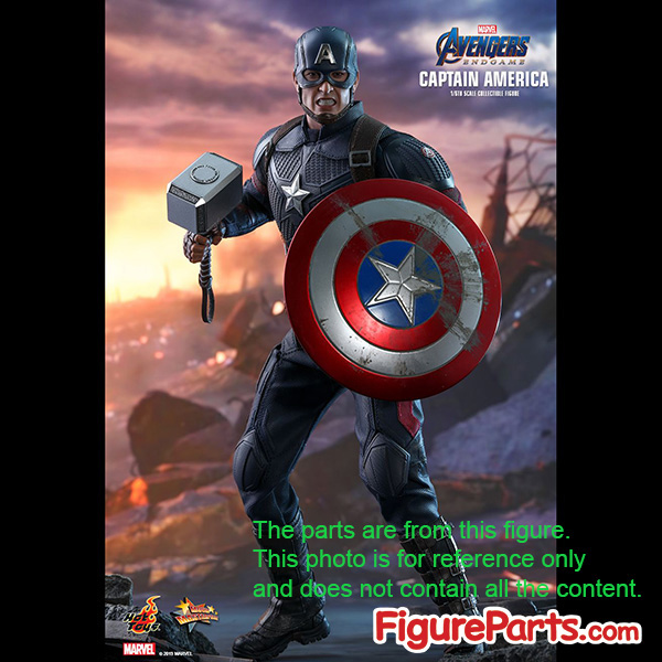 Battle Damaged Shield - Captain America - Avengers Endgame - Hot Toys mms536 7