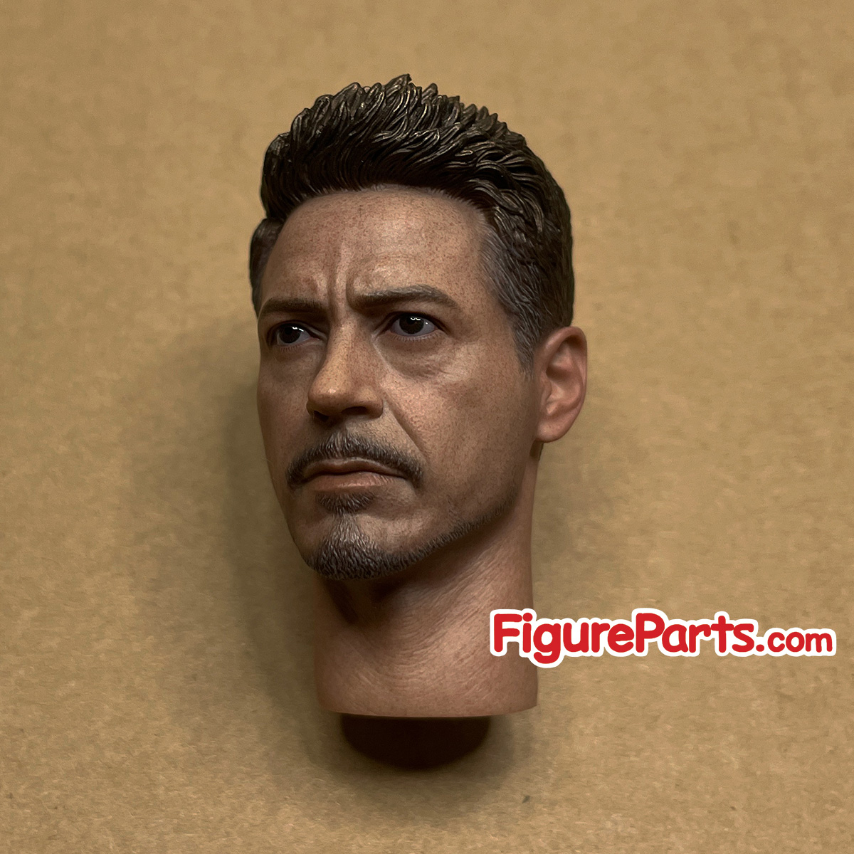 Head Sculpt  - Tony Stark Team Suit - Avengers Endgame - Hot Toys mms537 2