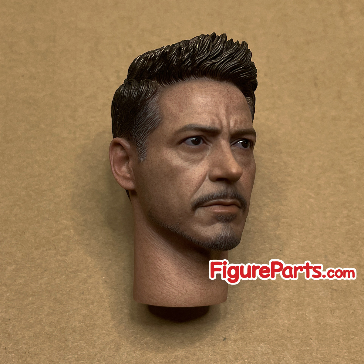 Head Sculpt  - Tony Stark Team Suit - Avengers Endgame - Hot Toys mms537 3