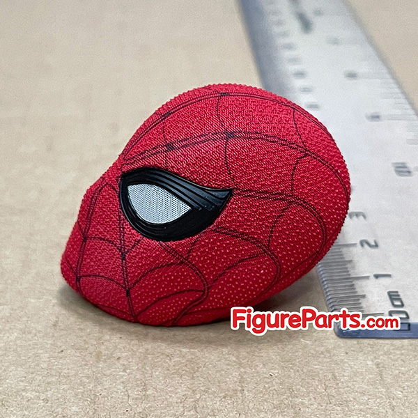 Masked Head Sculpt with Magnetic Eye Pieces - Hot Toys Spiderman Upgraded Suit Far From Home mms542 2