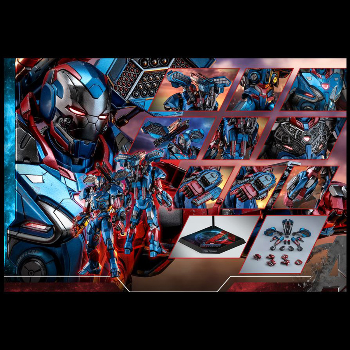 Hot Toys Iron Patriot Avengers Endgame mms547 1
