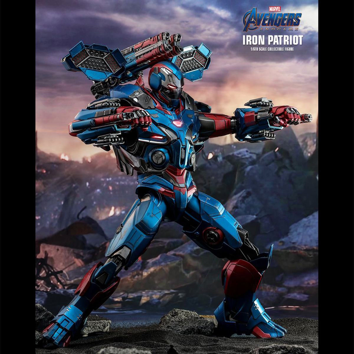 Hot Toys Iron Patriot Avengers Endgame mms547 3