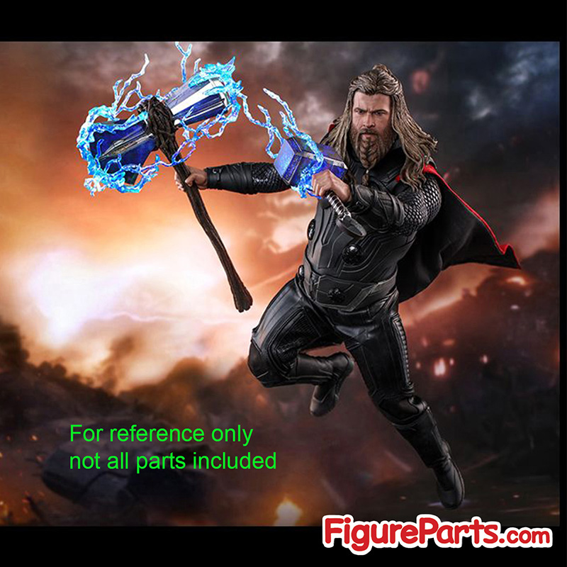 Mjolnir Hammer LED light-up - Thor - Avengers Endgame - Hot Toys mms557 10