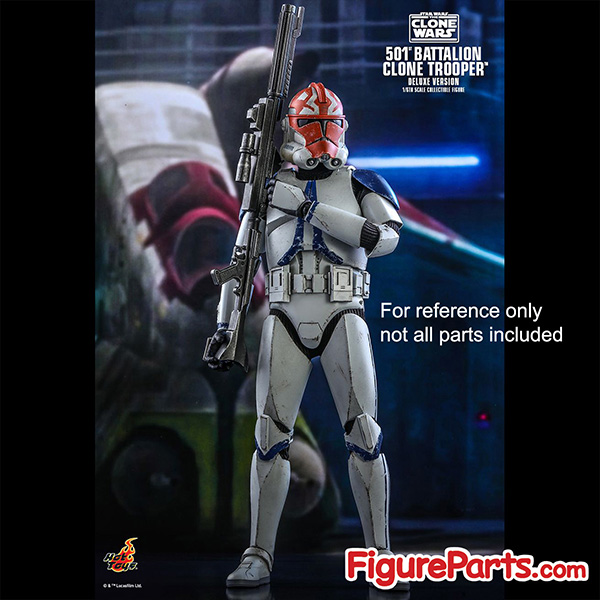 Blaster Rifle - Dynamic Stand - Star Wars Clone Wars - Hot Toys tms022 tms023 4