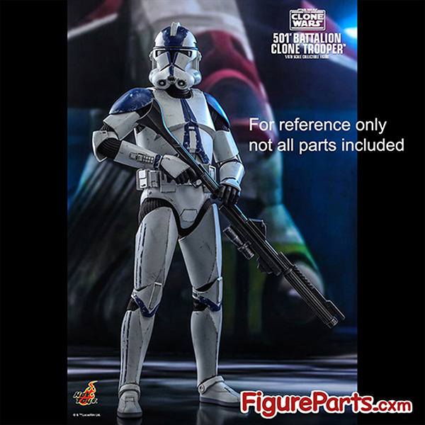 Helmet - Dynamic Stand - Star Wars Clone Wars - Hot Toys tms022 tms023 8