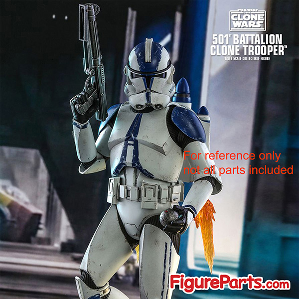 Fire Accessories - Dynamic Stand - Star Wars Clone Wars - Hot Toys tms022 tms023 4