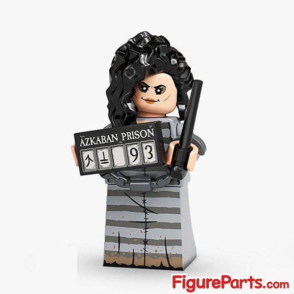 Lego Bellatrix Lestrange Minifigure  - Lego Collectible Minifigures Harry Potter Series 2 - 71028 1