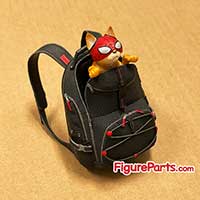 Spider Cat backpack Miles Morale Spiderman Bodega Cat suit - Hot Toys vgm50