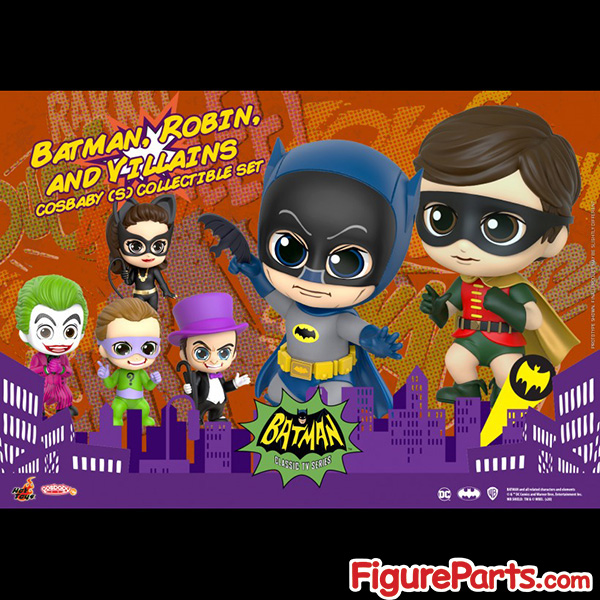 Hot Toys Batman Robin and Villains ( Catwoman Riddler Penguin Joker ) Cosbaby cosb705 2