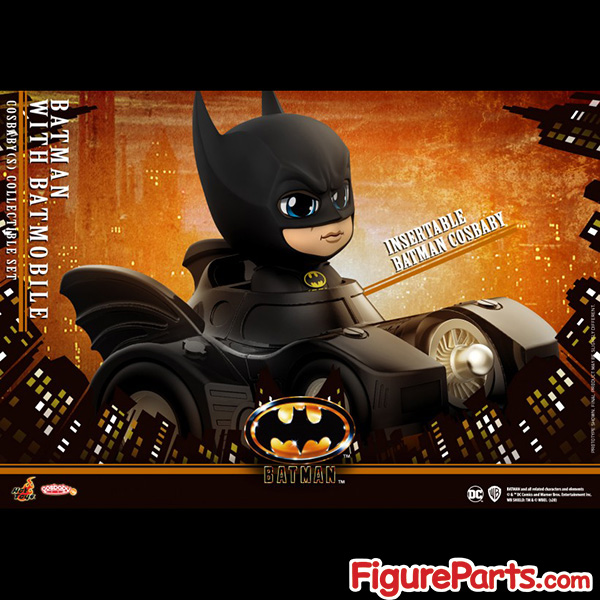 Hot Toys Batman and Batmobile Cosbaby cosb710 - Batman 1989 2