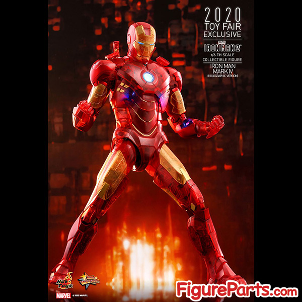 Hot Toys Iron Man Mark IV 4 ( Holographic Version ) - Iron Man 2 - mms568 1