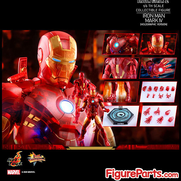 Hot Toys Iron Man Mark IV 4 ( Holographic Version ) - Iron Man 2 - mms568 18