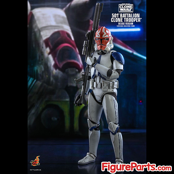Hot Toys 501st Battalion Clone Trooper ( Deluxe Version ) - Star Wars: The Clone Wars - tms023 Pre-Order 13